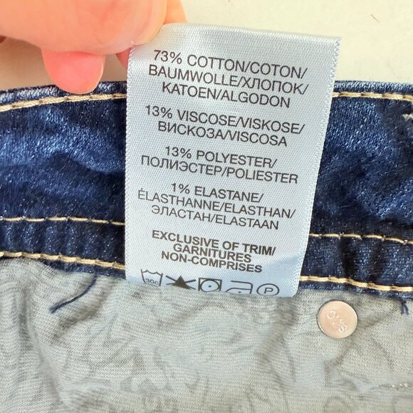 Silver Suki Mid Slim Bootcut Jeans W29 L33 Dark Wash - Picture 8 of 10